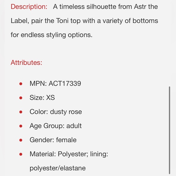 Astr The Label Long Sleeve Blouse with Sheer Sleeves - Picture 6 of 7